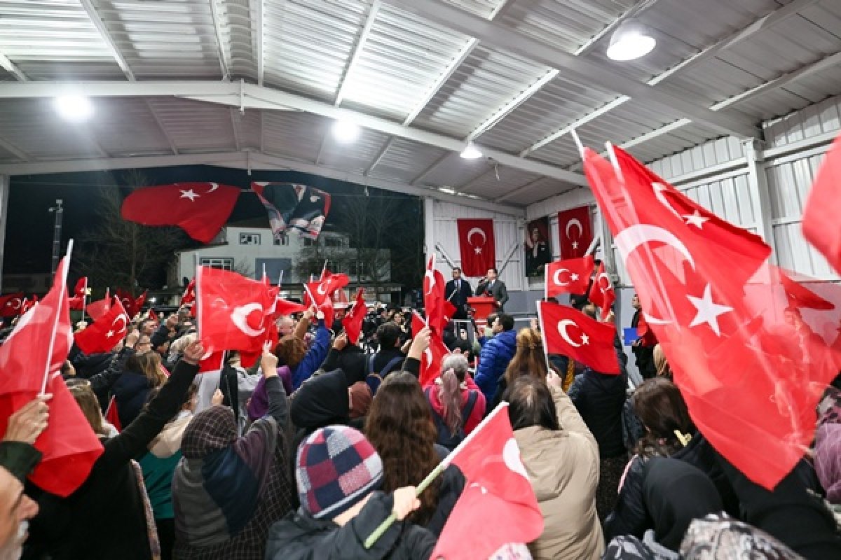 Danamandıra Mahallesi’nde orman katliamına karşı miting düzenlendi