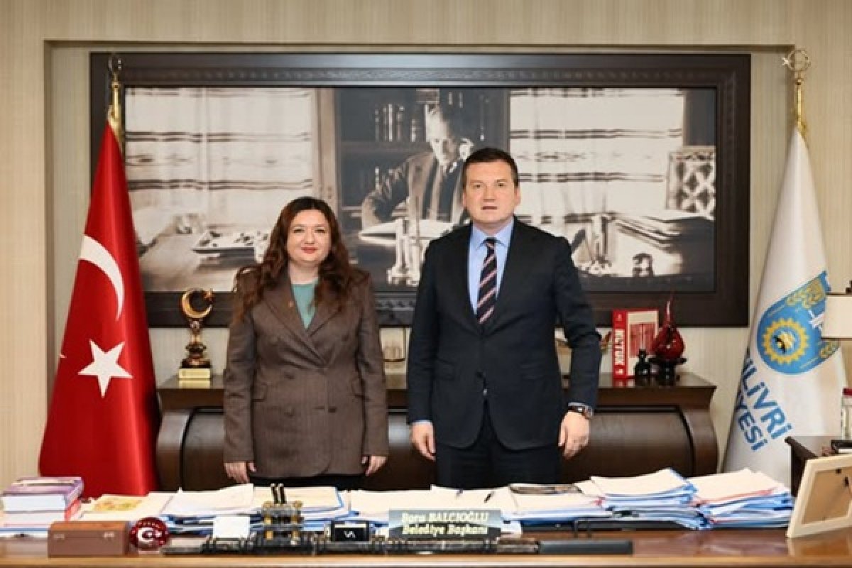 Başkan Balcıoğlu, Evciler Belediye Başkanını ağırladı