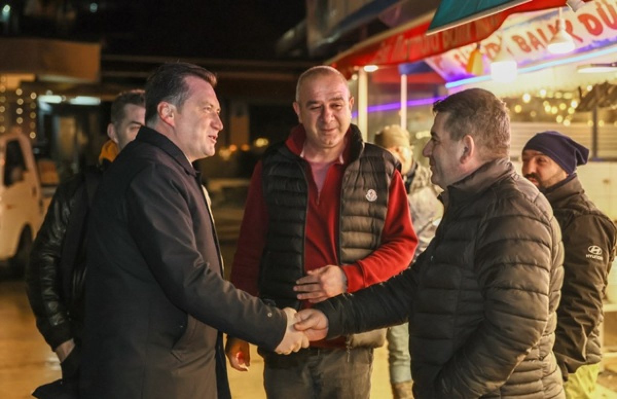 Başkan Balcıoğlu, fırtınadan sonra kontroller gerçekleştirdi